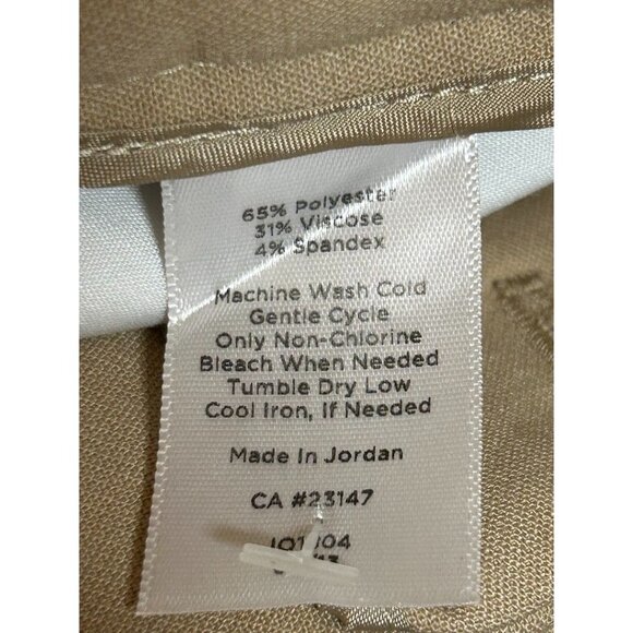 Talbots Petites Women's‎ Signature Pants 6P Beige Office Dress - Picture 5 of 7